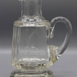 Old le creusot crystal carafe pitcher 19th century