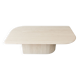 Table basse en travertin italien vintage