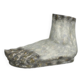 Decorative object sculpture large foot, 1960s