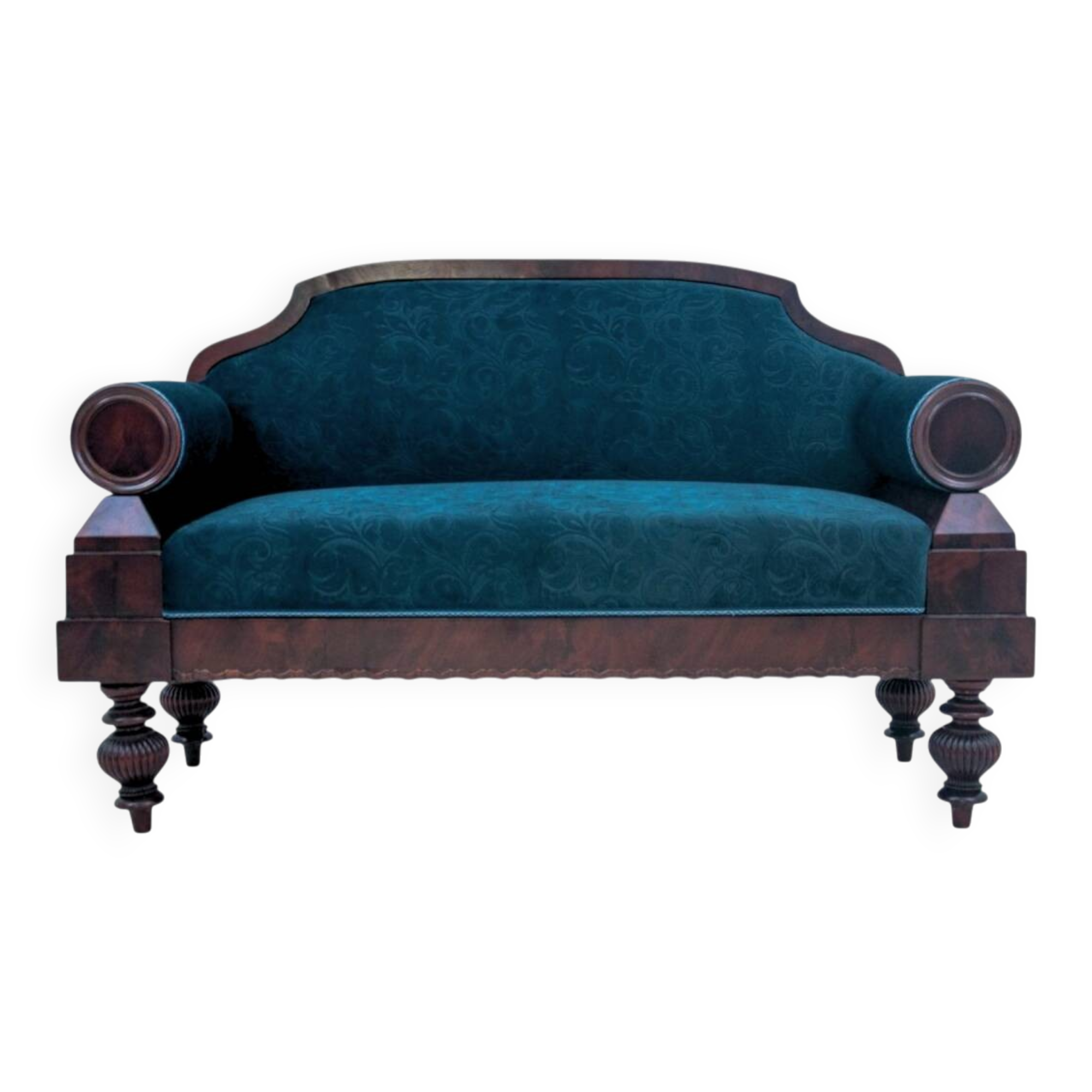 Antique sofa, Northern Europe, circa 1870. Renovated.