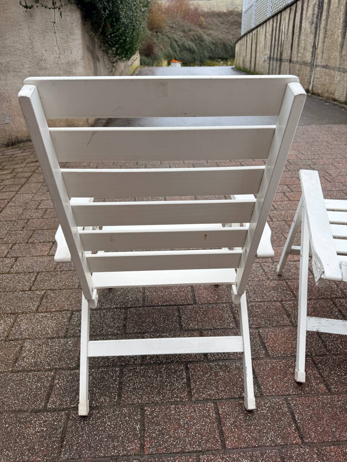 2 chaises transat des années 80