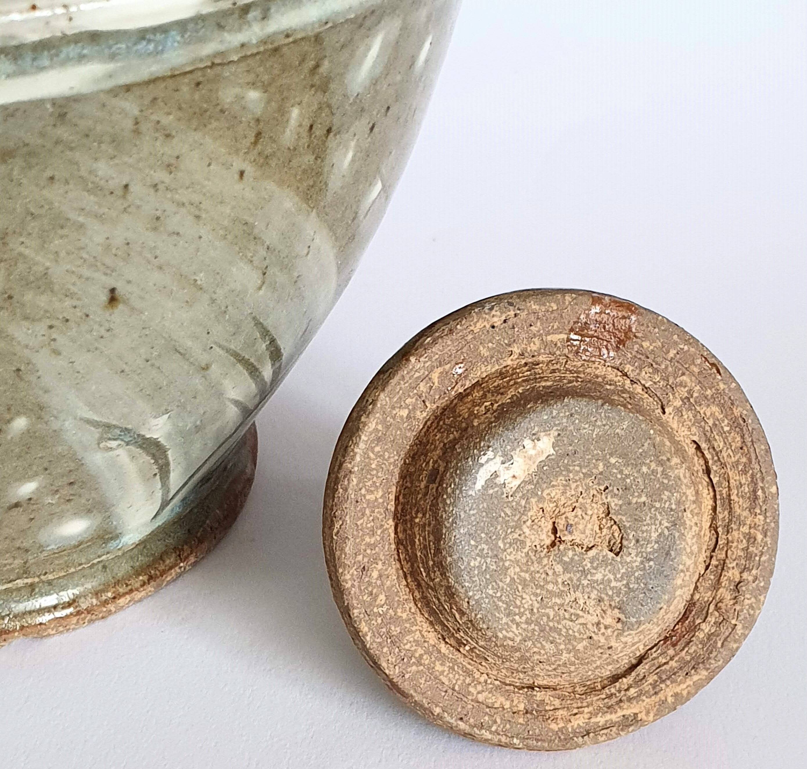 Enamelled stoneware ceramic teapot