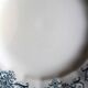 A set of 6 flat plates Terre de Fer Bleu Verdun HBC.