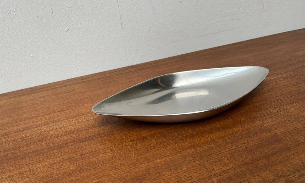 German cromargan plate from the mid-century by WMF, 1960s.