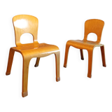 Pair of Community children's chairs