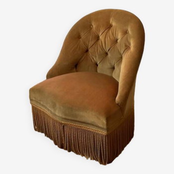 Fauteuil crapaud vintage