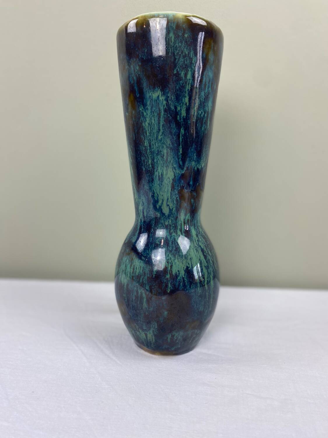 50s enamelled vase