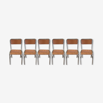 Série de 6 chaises des PTT