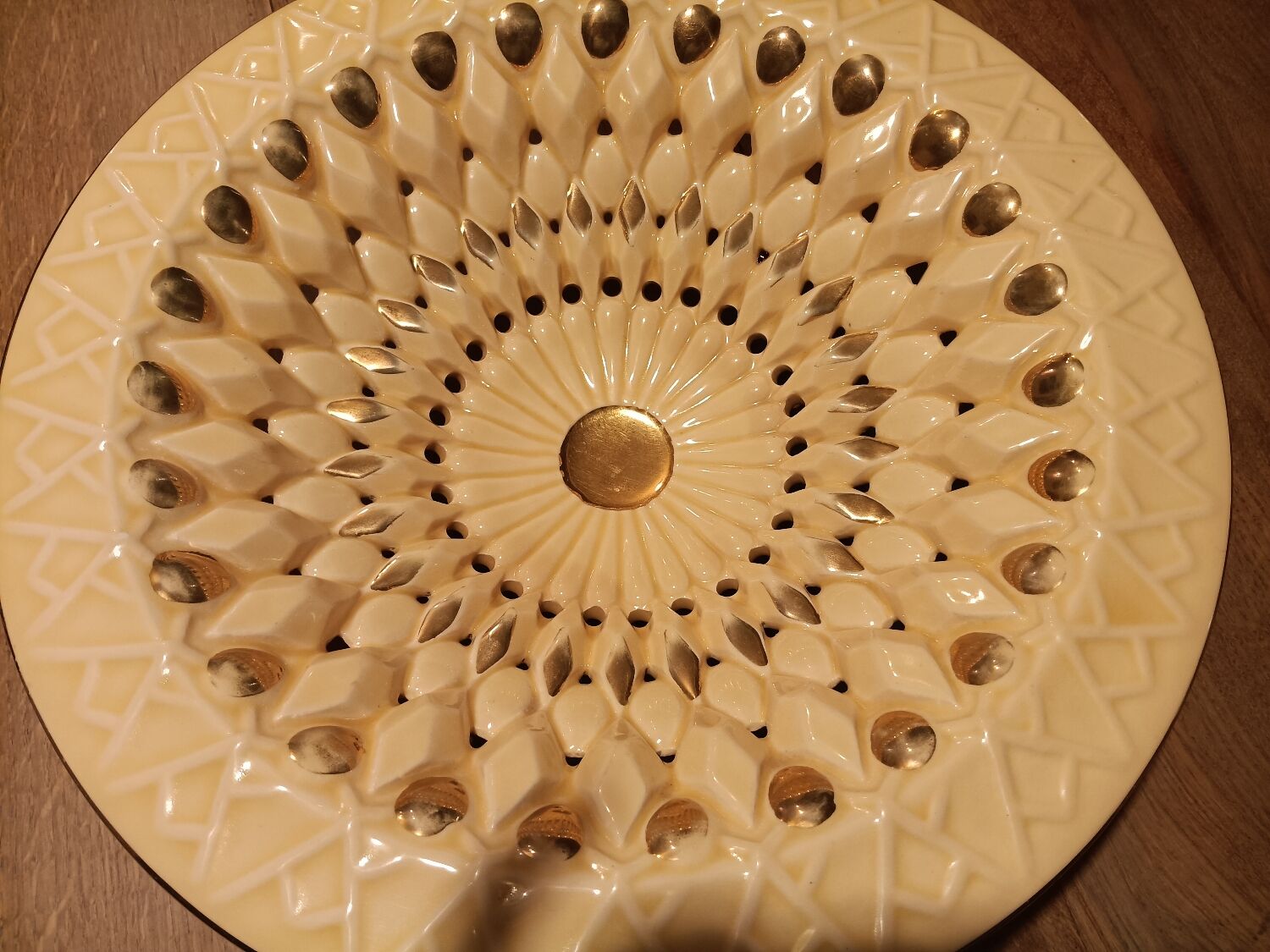 Hollywood Regency fruit bowl