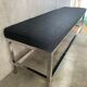 Stainless steel bench 70's