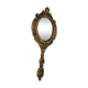 Miroir à main en laiton 26x11cm