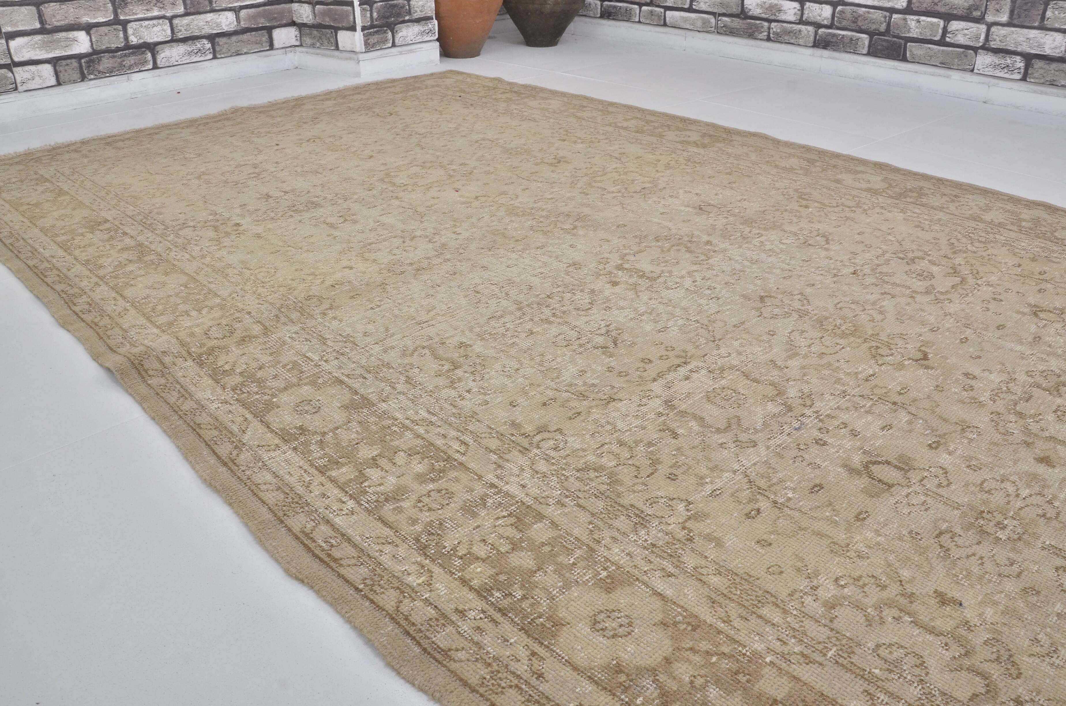 Tapis turc Oushak beige sku 3995