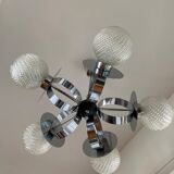 Chrome chandelier