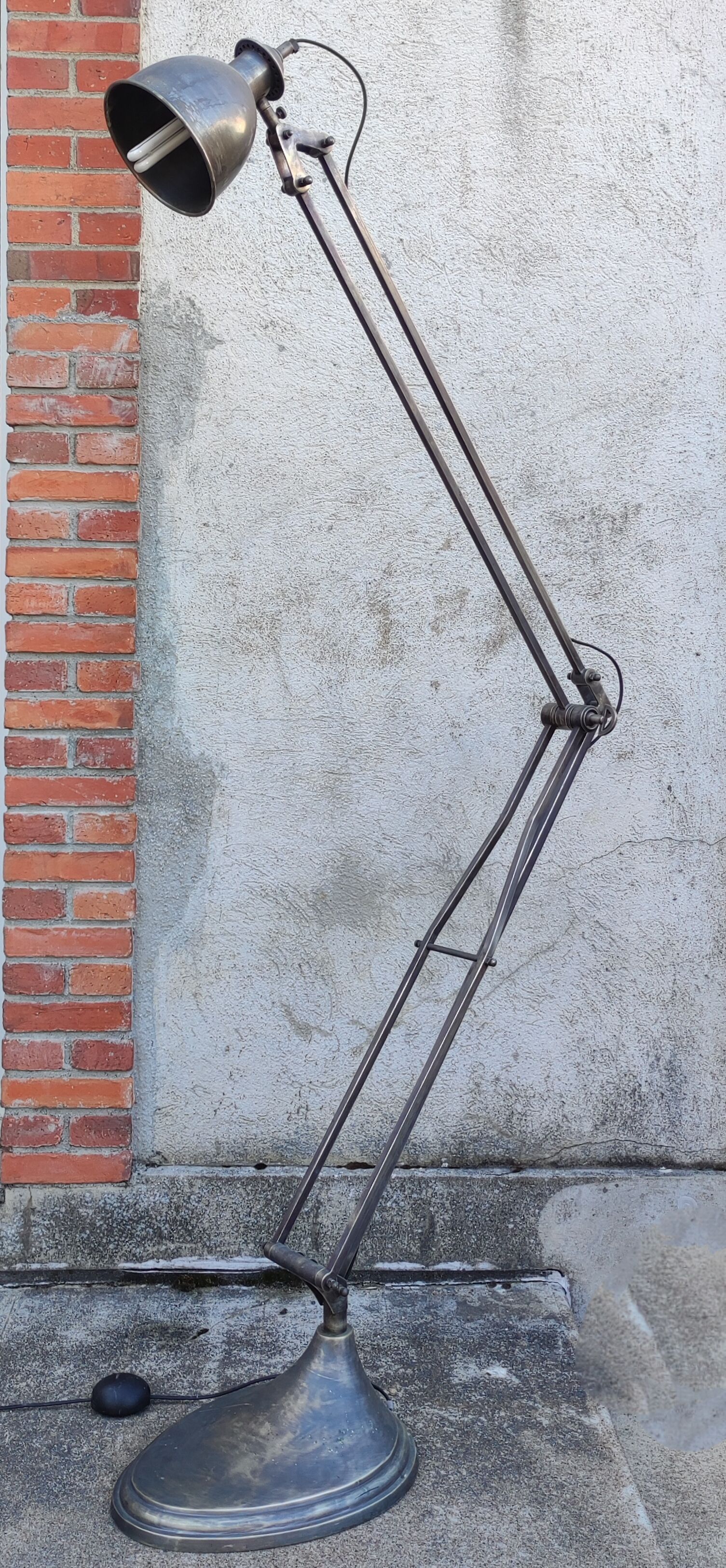 Vintage industrial floor lamp