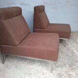 Pair of designer fireside chairs ep 1970