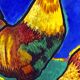 Rooster at dawn