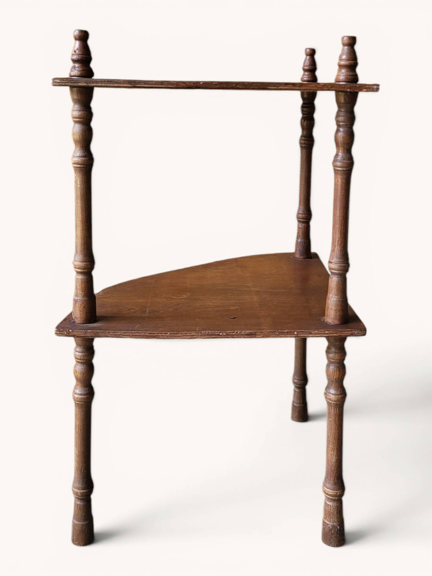 Mahogany corner shelf