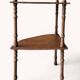 Mahogany corner shelf