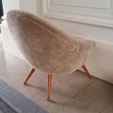 Fauteuil oeuf egg année 50