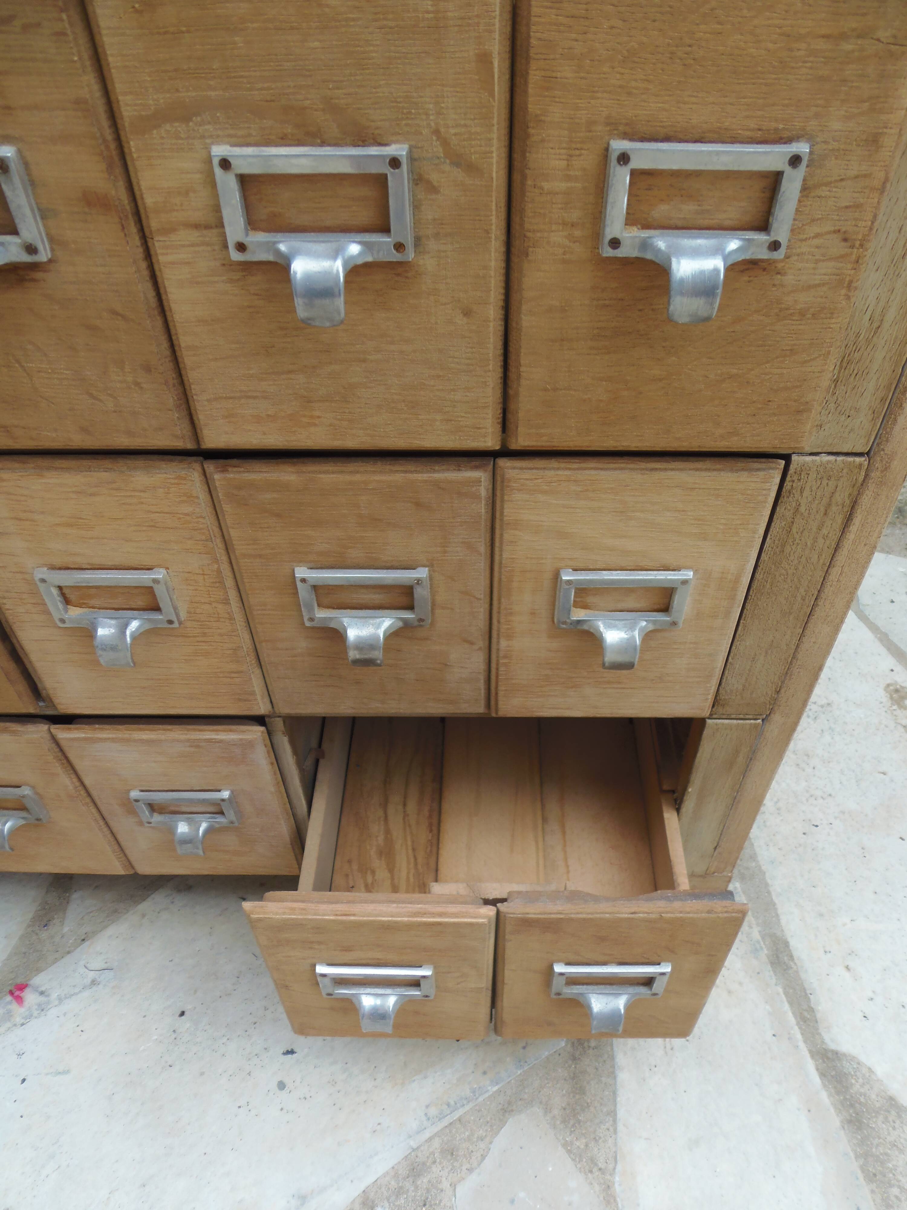 Vintage craft furniture in raw wood.