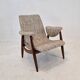 Midcentury Teak Wébé Armchair by Louis Van Teeffelen, 1960's