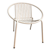 White metal seat
