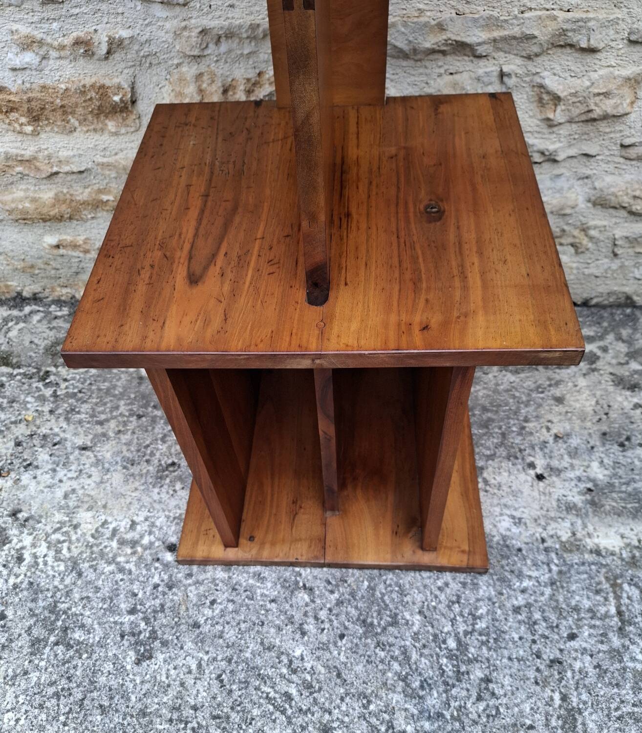 Walnut shelf ART DECO