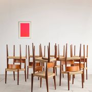 Set of 12 Pia chairs by Poul Cadovius, Denmark, 1950s