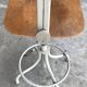 Chaise de bureau 1960 en bois et métal, style industrie, marque BAD