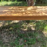 Table de ferme ancienne en merisier 204 x 81 cm