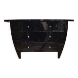 Lacquered wooden chest of drawers, David Lange, Mid-century, 1970s – France