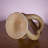 Brutalist terracotta vase