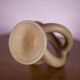 Vase terre cuite brutaliste