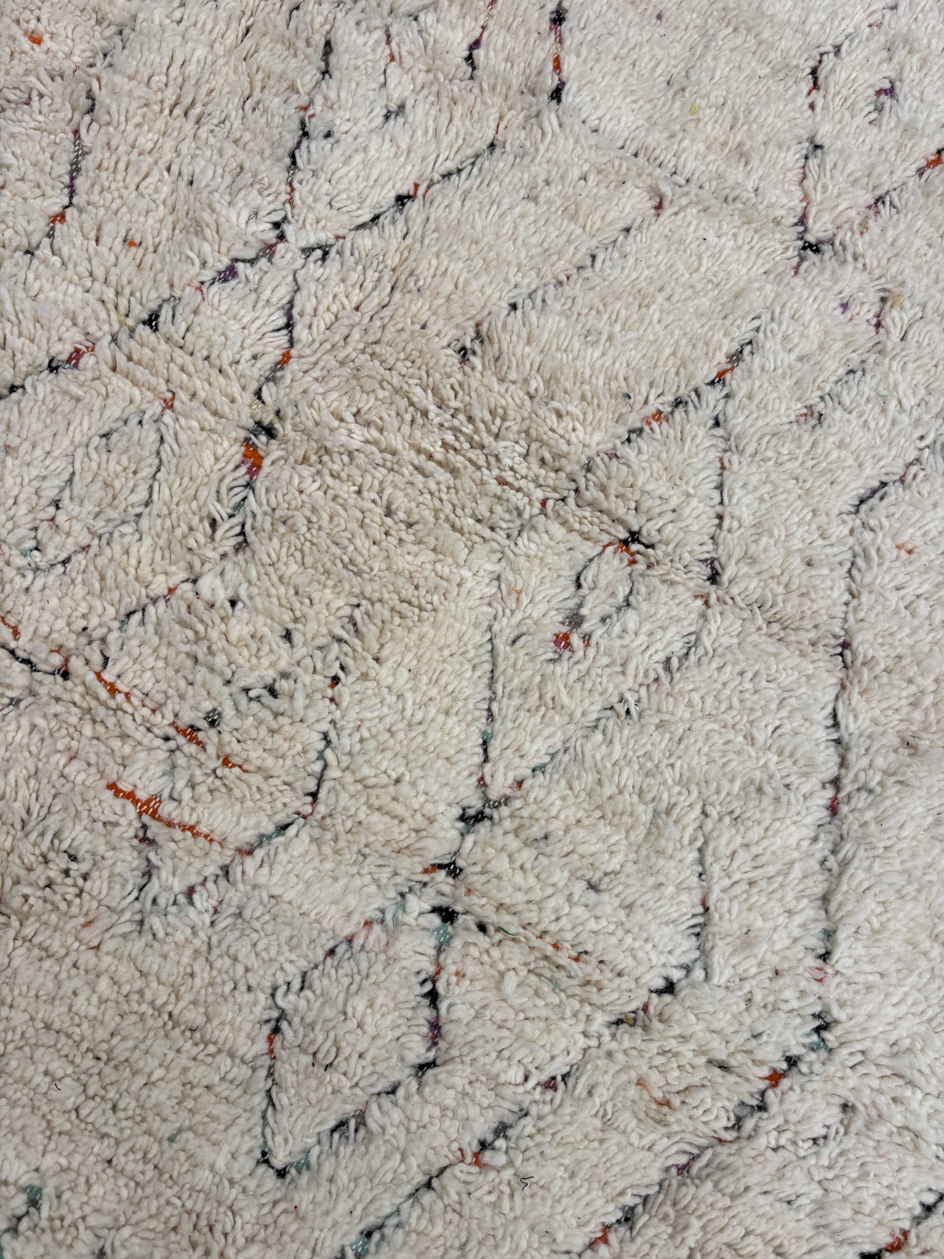 Beni Ouarain Moroccan Rug 160 × 290 cm – Handwoven Berber wool rug
