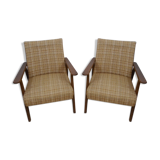 Paire de fauteuils design scandinave