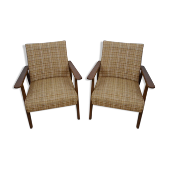 Paire de fauteuils design scandinave