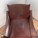 Vintage leather Safari armchair