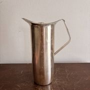 Pichet Carafe Water Modernist Silver Metal Bruckmann Germany Mid Century