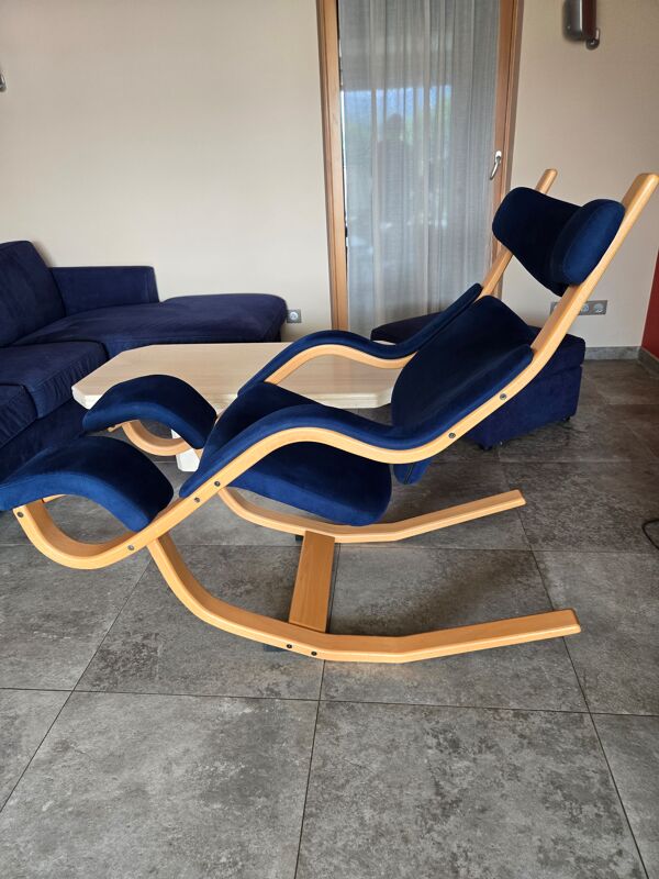Fauteuil Gravity Balans par Peter Opsvik pour STOKKE, Dinamica bleu, Cinna