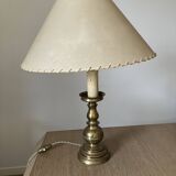 Brass base table lamp