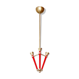 Vintage torchlight chandelier 1950