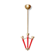 Vintage torchlight chandelier 1950