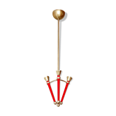 Vintage torchlight chandelier 1950