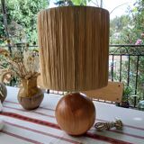 Lampe vous et raphia vintage