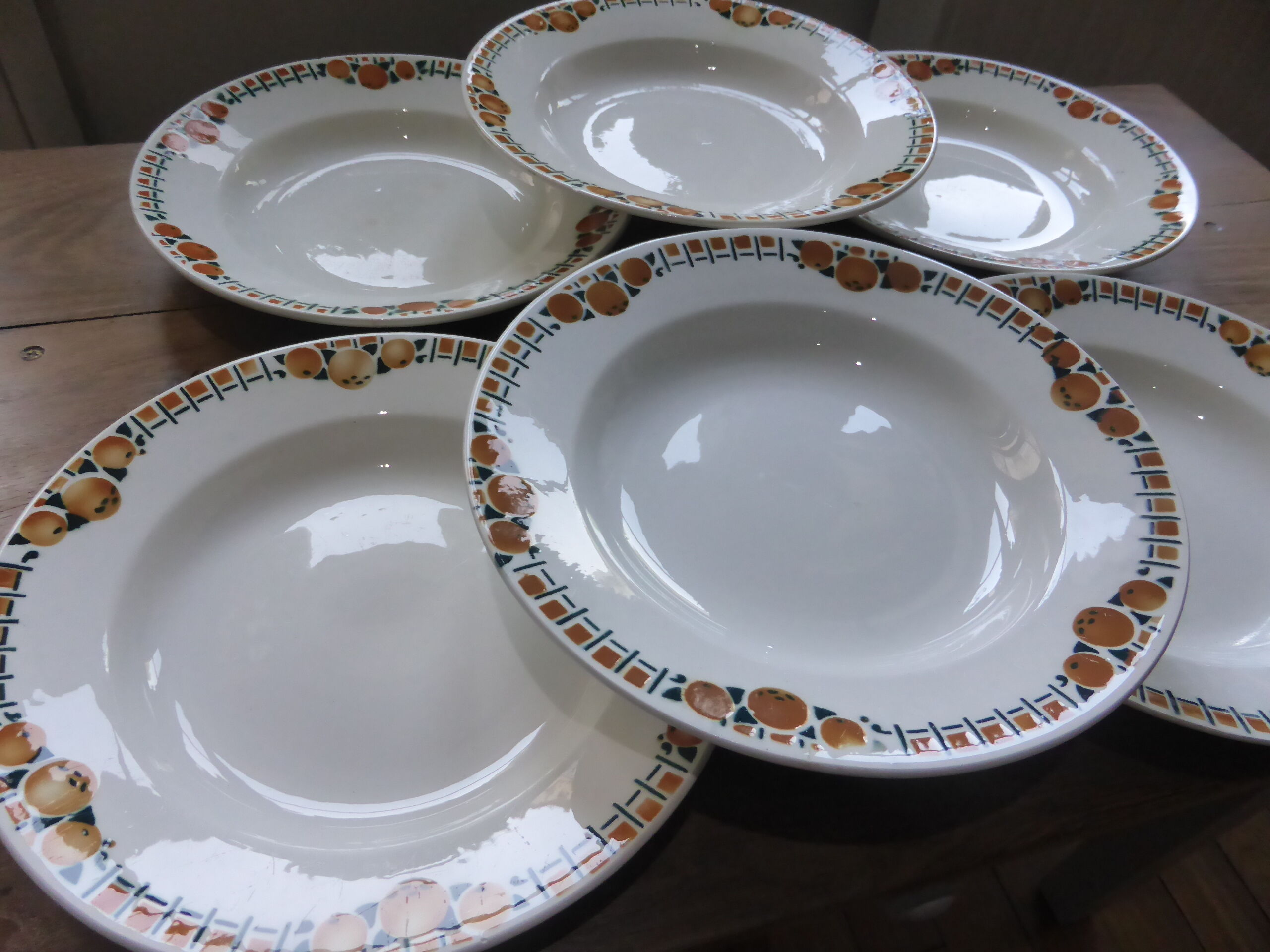 6 hollow plates Ceranord St amand model Cotentin 200885
