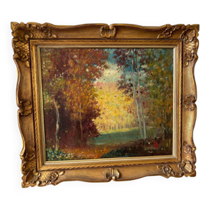 Paysage signé du XXeme