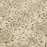 Hand-knotted one-of-a-kind turkish beige rug 172 cm x 263 cm