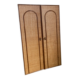 Rattan doors