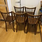 (Lot) 5 Baumann chairs model 83