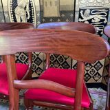 Suite of 6 english mahogany chairs 19th restored
